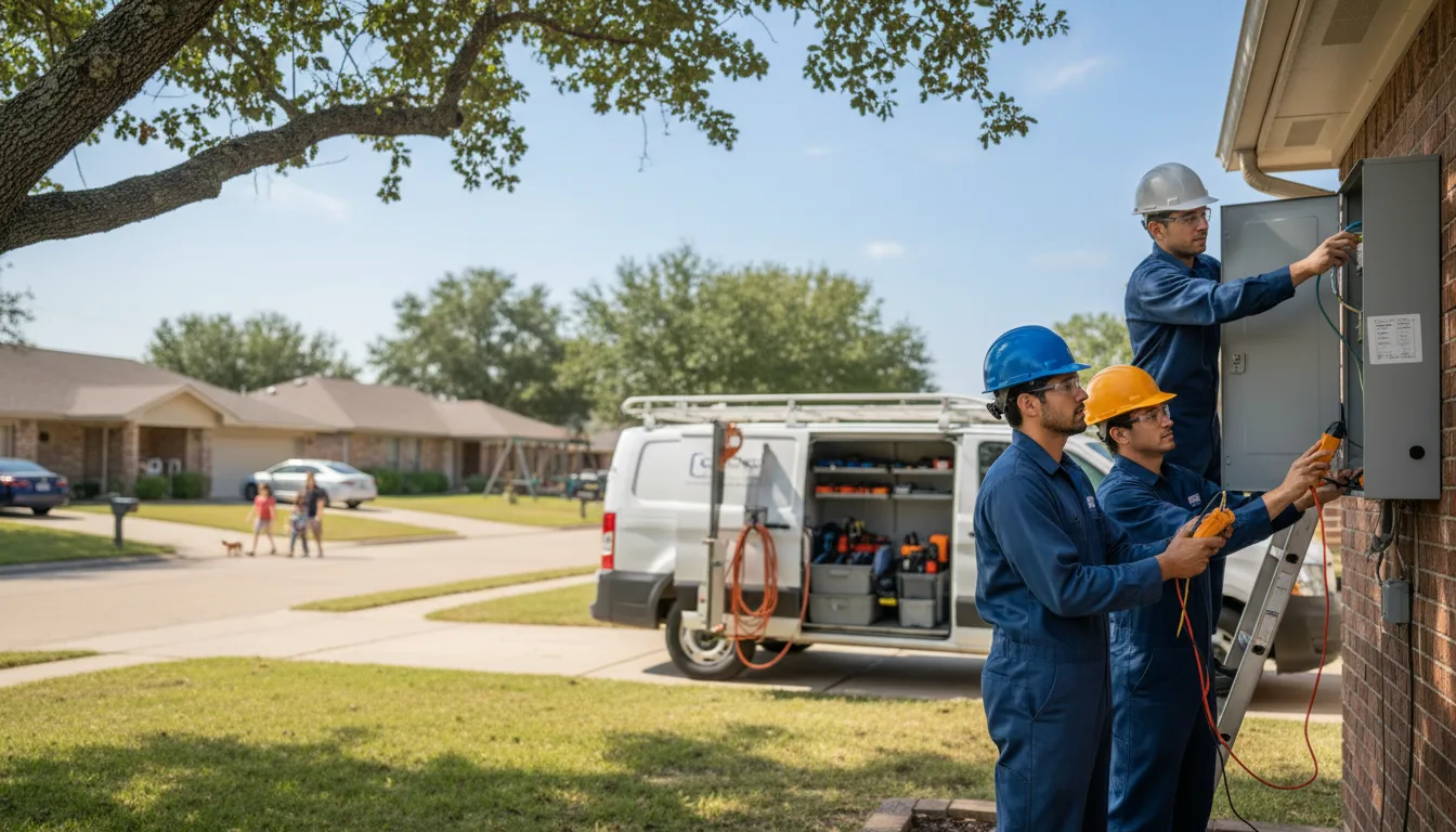 Certified electrician providing emergency electrical services in Pollocksville, NC